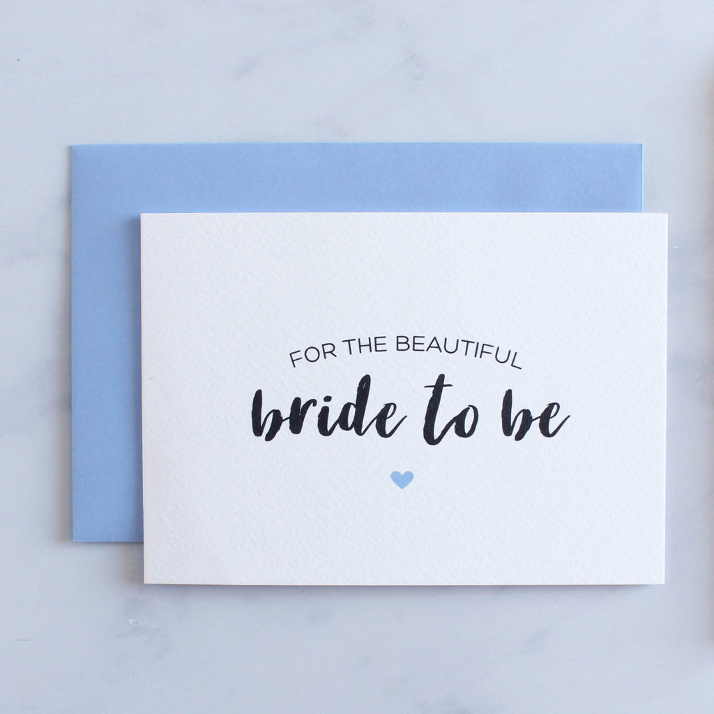 Beautiful Bride To Be Card