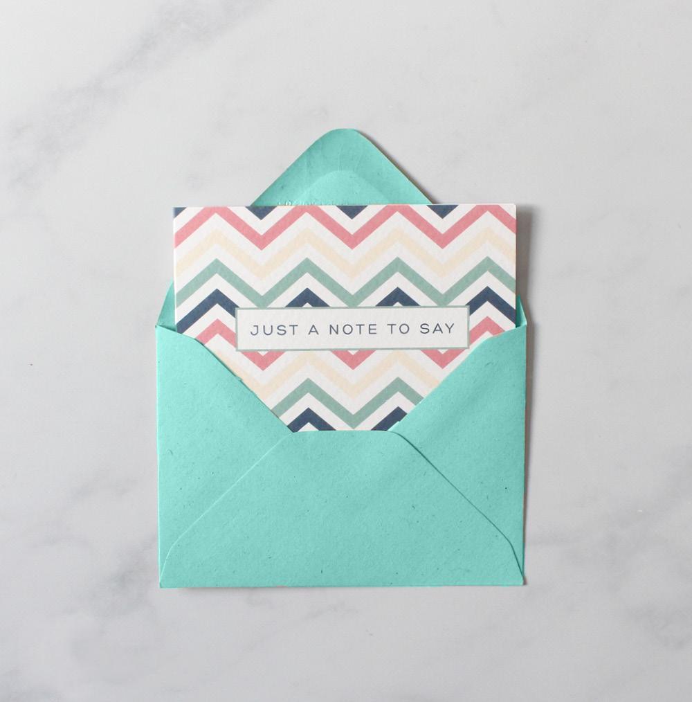 Mini Card Pack - Just To Say Chevron