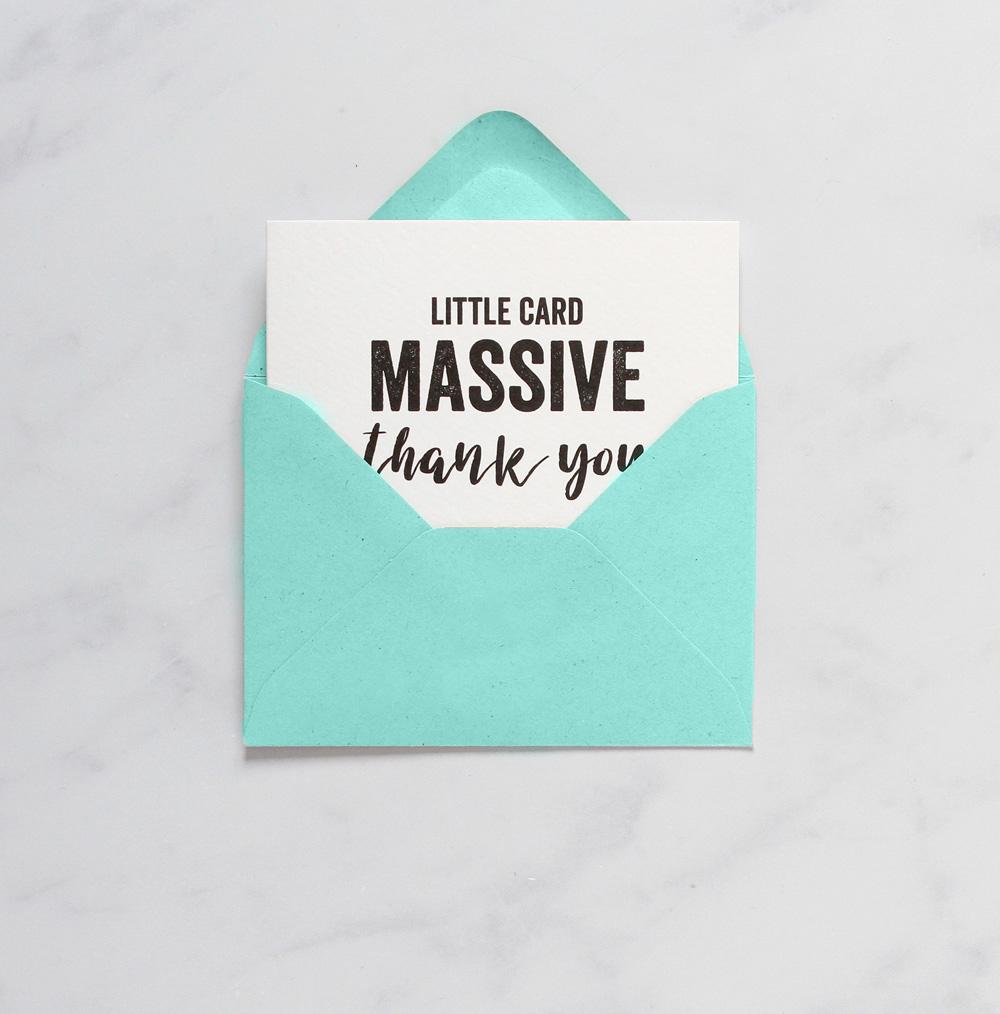 Mini Thank You Card Pack - Mix Pack