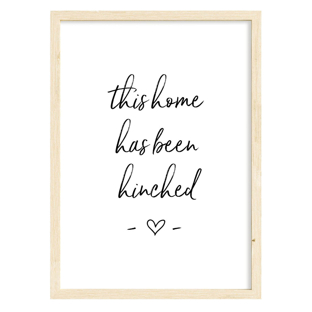 Mrs Hinch Quote Print A4 (210mm × 297mm) / Natural Frame
