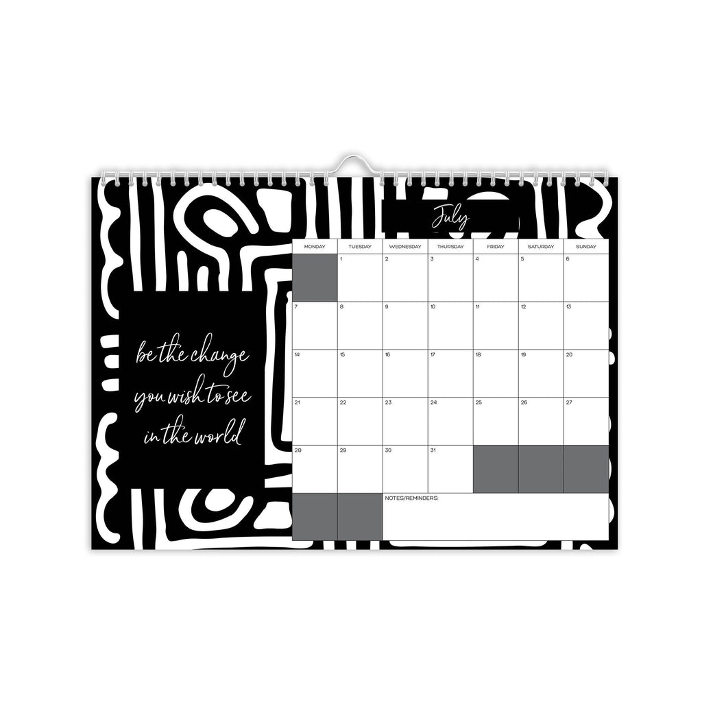 2025 Calendar - Inspirational/Motivational Quote Calendar with Month To View