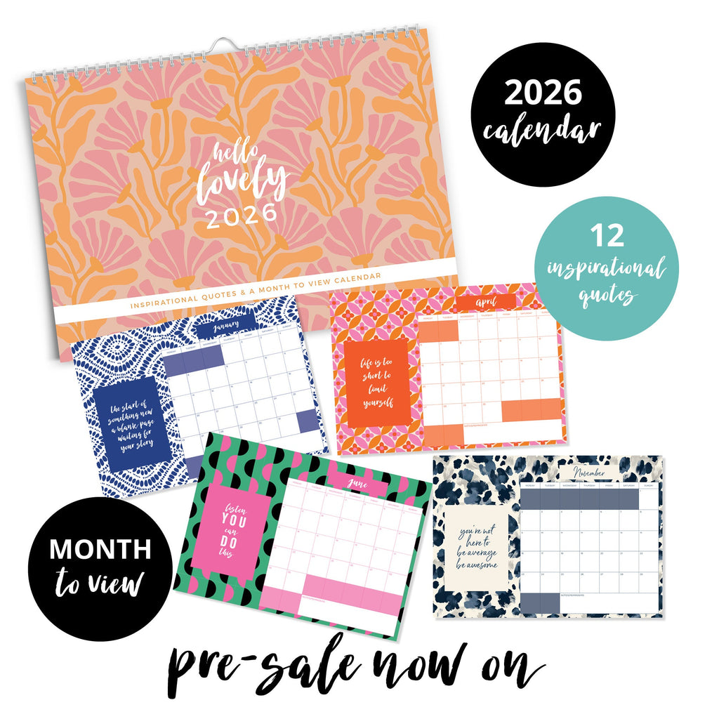 2026 Quote Calendar - Inspirational/Motivational Quote Calendar with Month To View