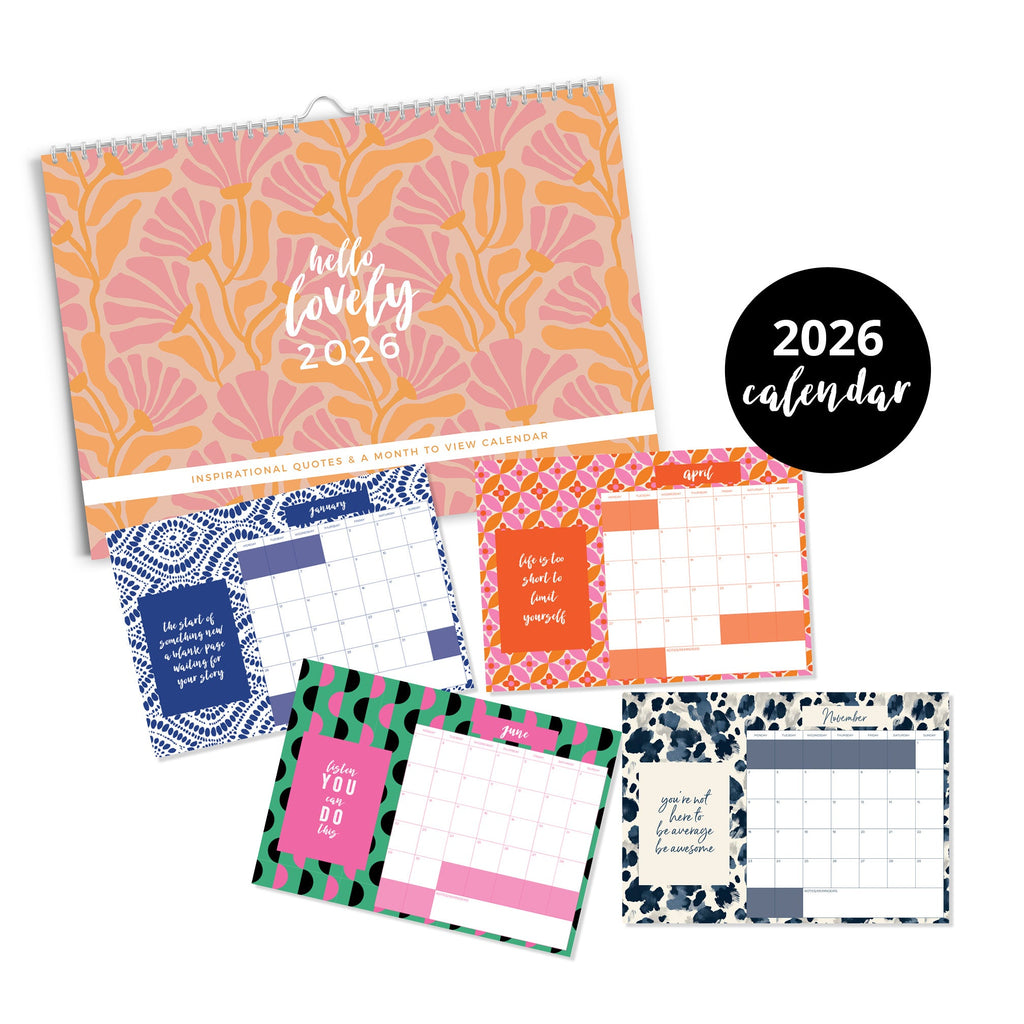 2026 Quote Calendar - Inspirational/Motivational Quote Calendar with Month To View