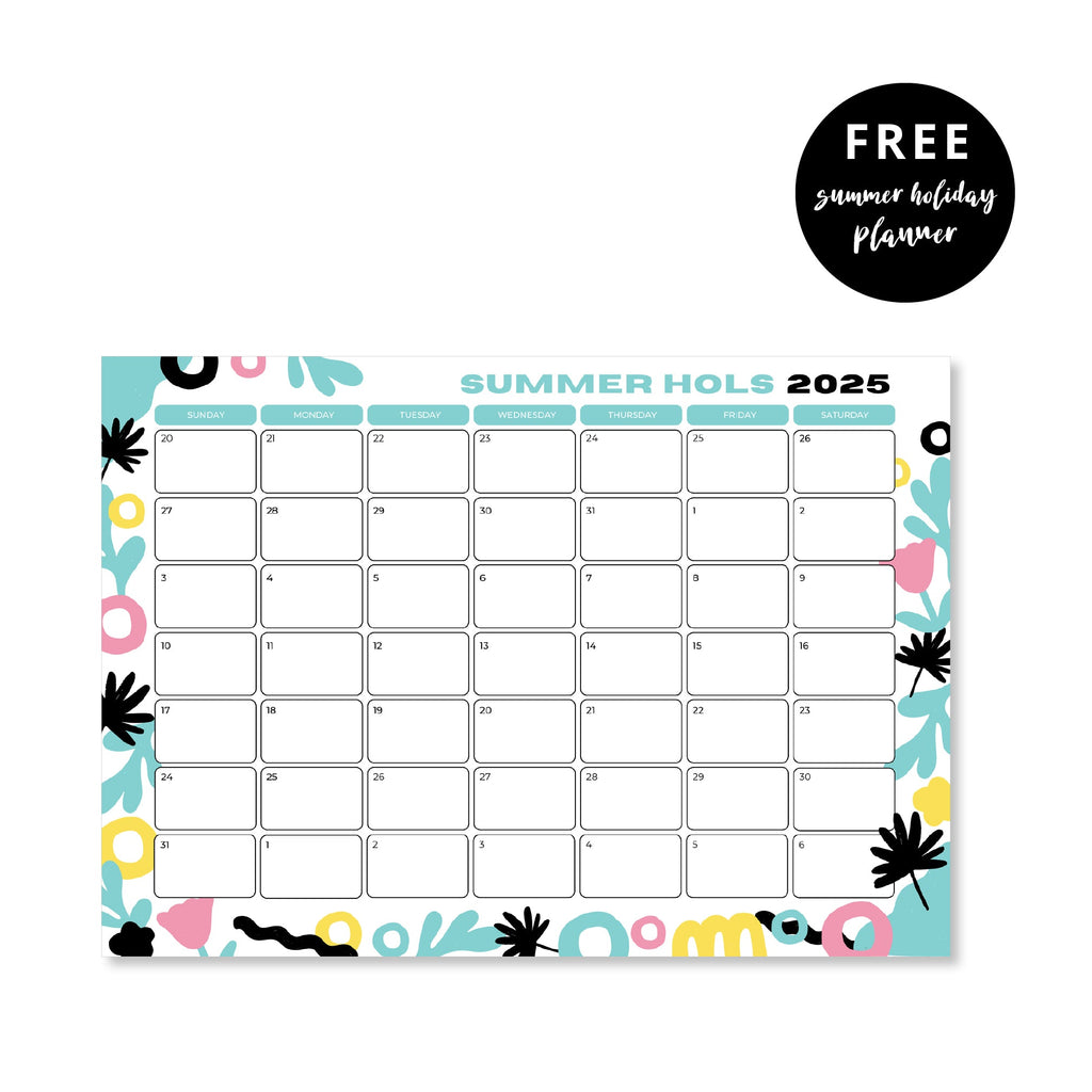 FREE - Summer Holiday Planner Download