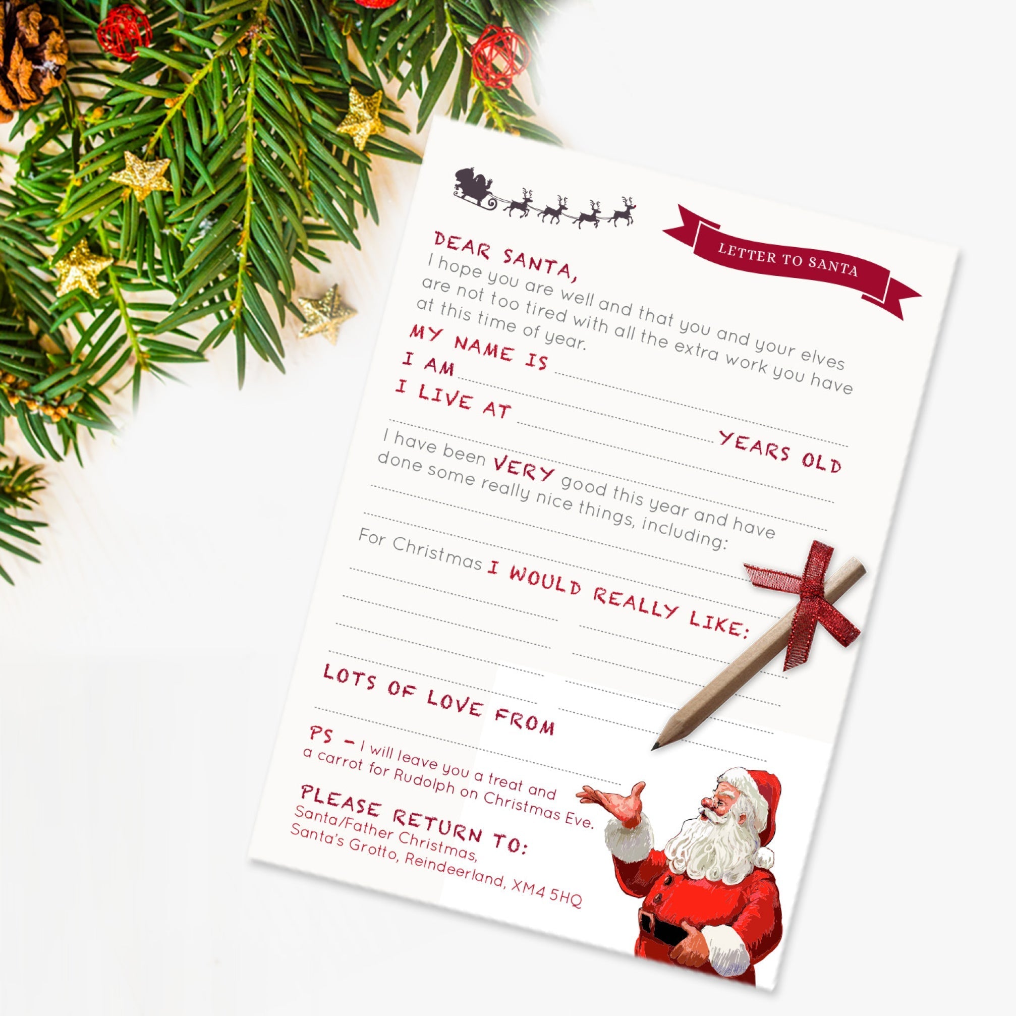 Letter To Santa Pack – LoveLi Design