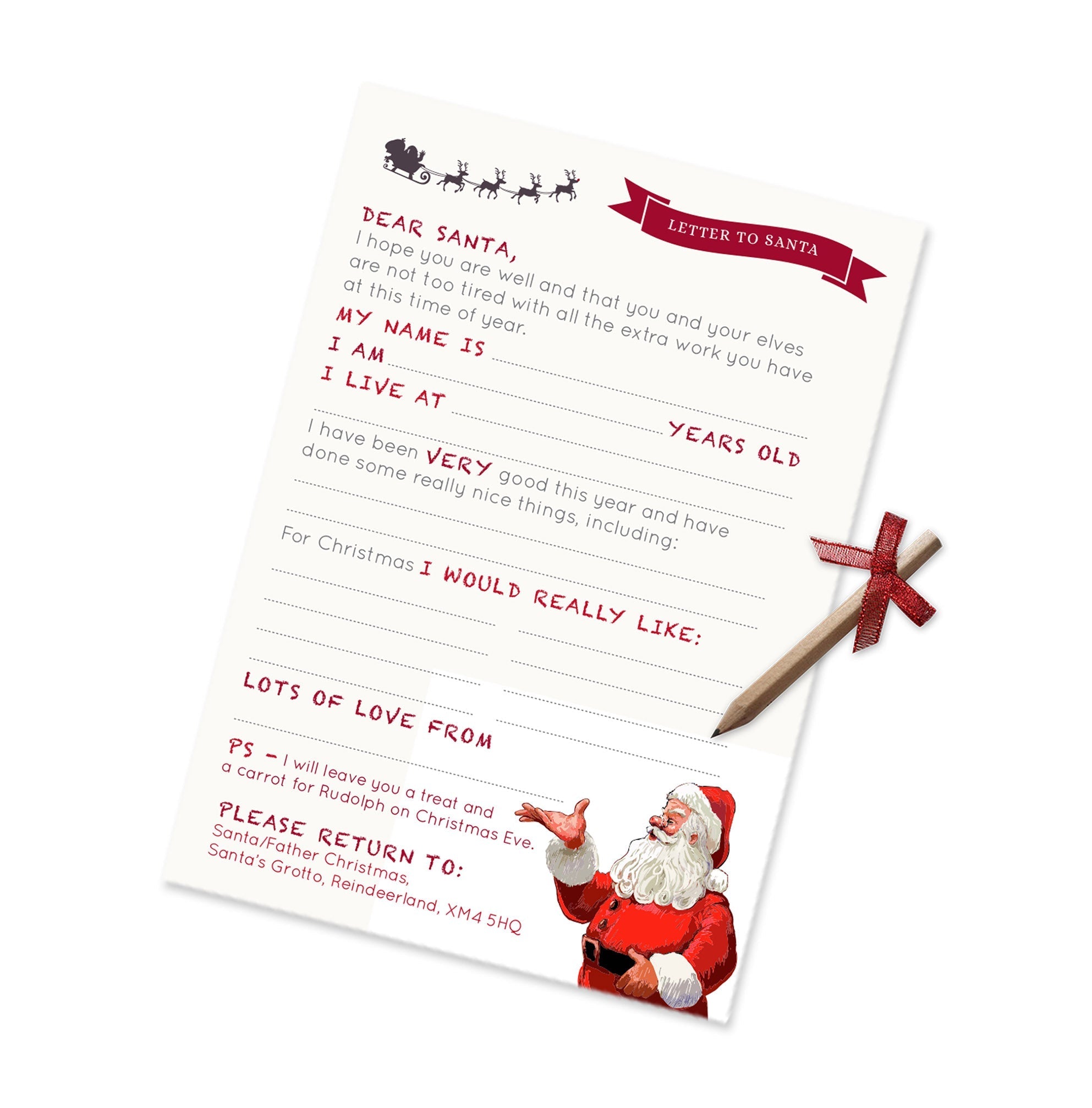 Letter To Santa Pack – LoveLi Design