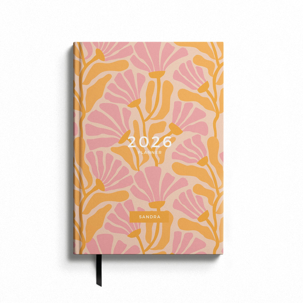 NEW Personalised Floral Vintage 2026 Diary
