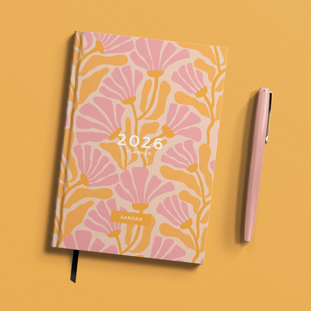 NEW Personalised Floral Vintage 2026 Diary