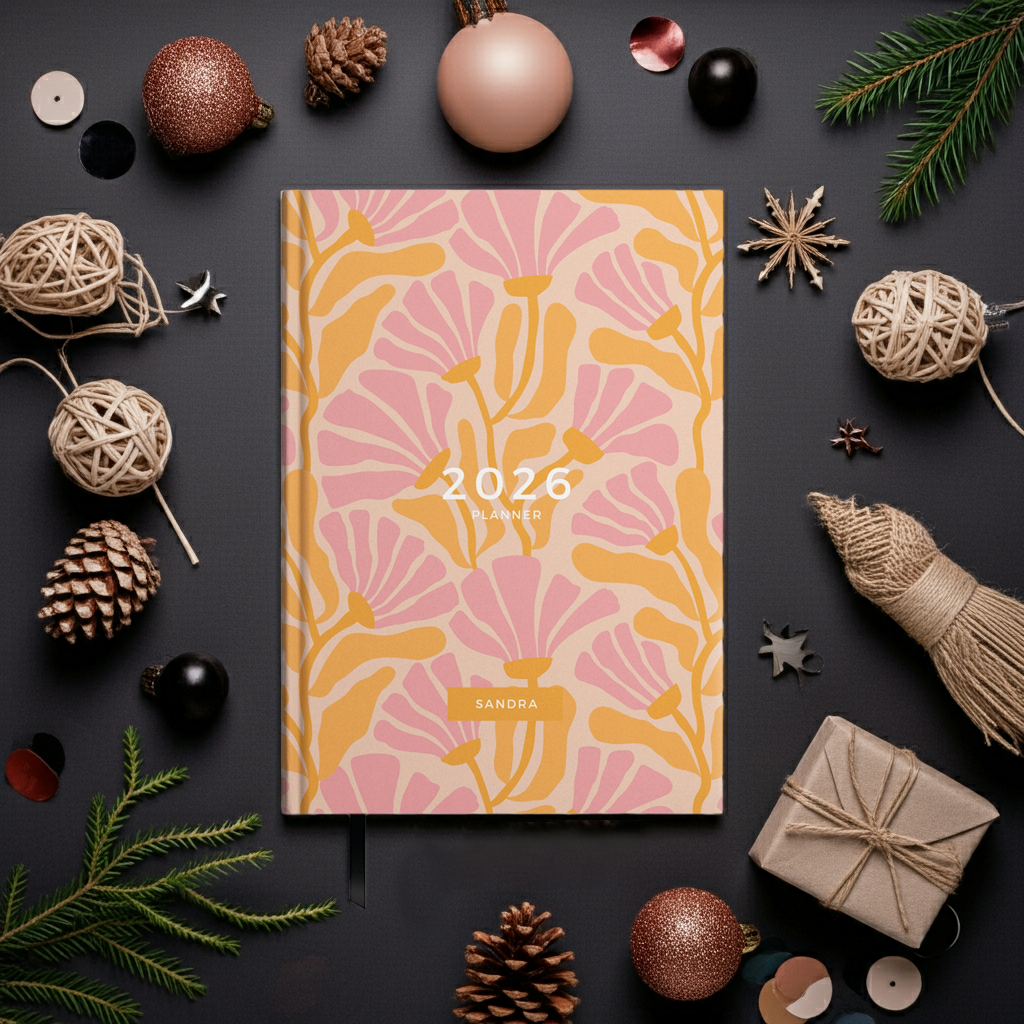 NEW Personalised Floral Vintage 2026 Diary