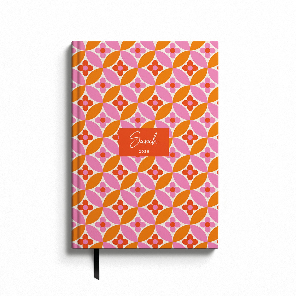NEW Personalised Flower Power 2026 Diary