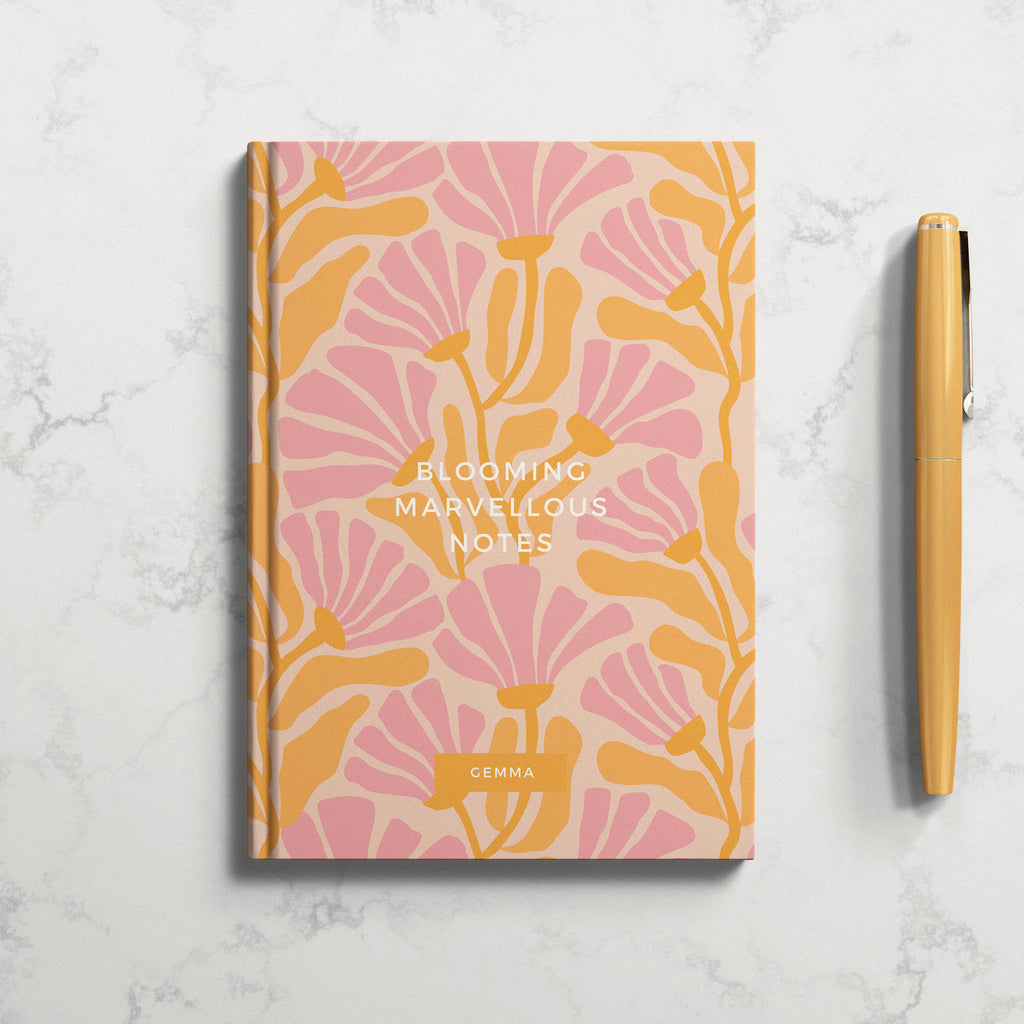 NEW Personalised Soft Pastel Blooming Marvellous Notebook – LoveLi Design