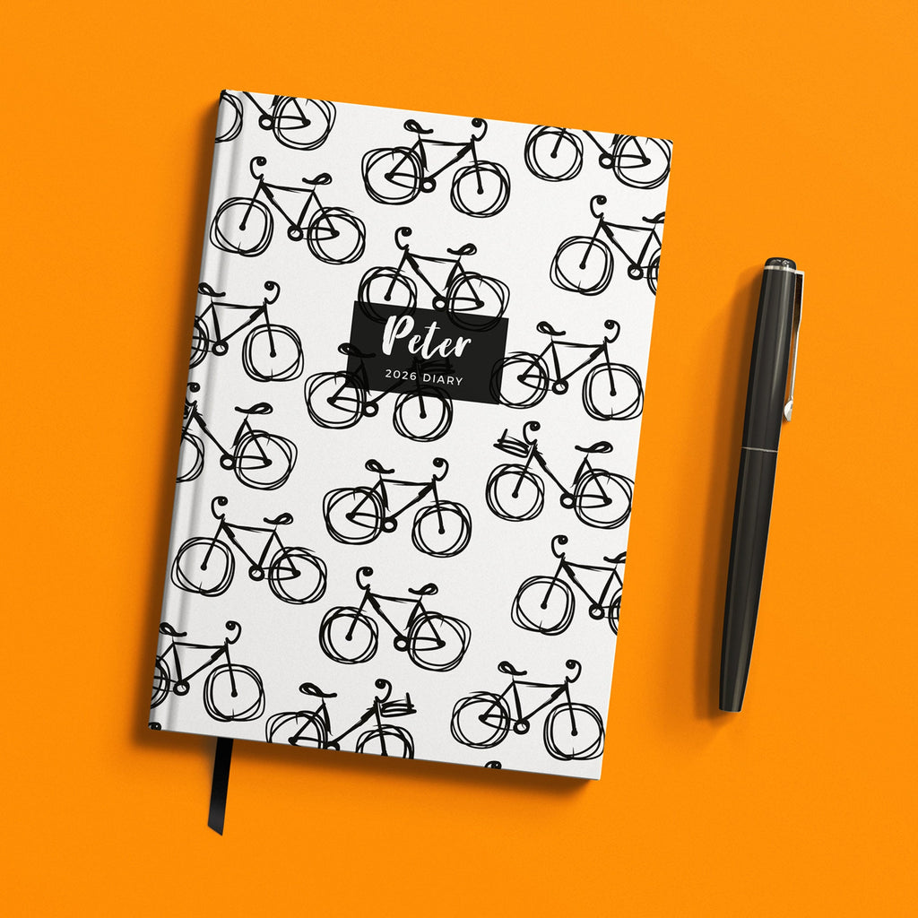 Personalised Cycling Bike 2026 Diary