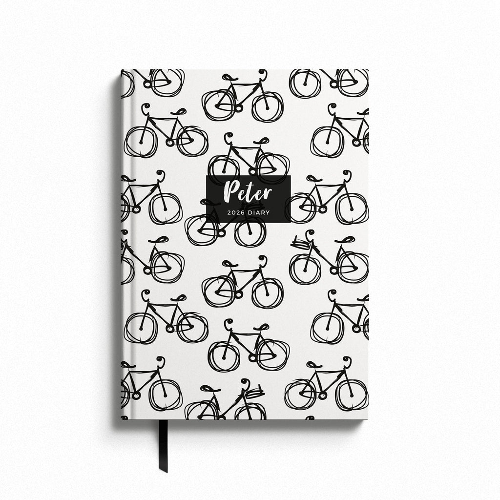 Personalised Cycling Bike 2026 Diary