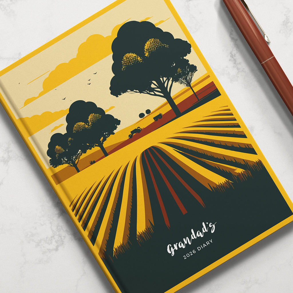 Personalised Retro Farm 2026 Diary