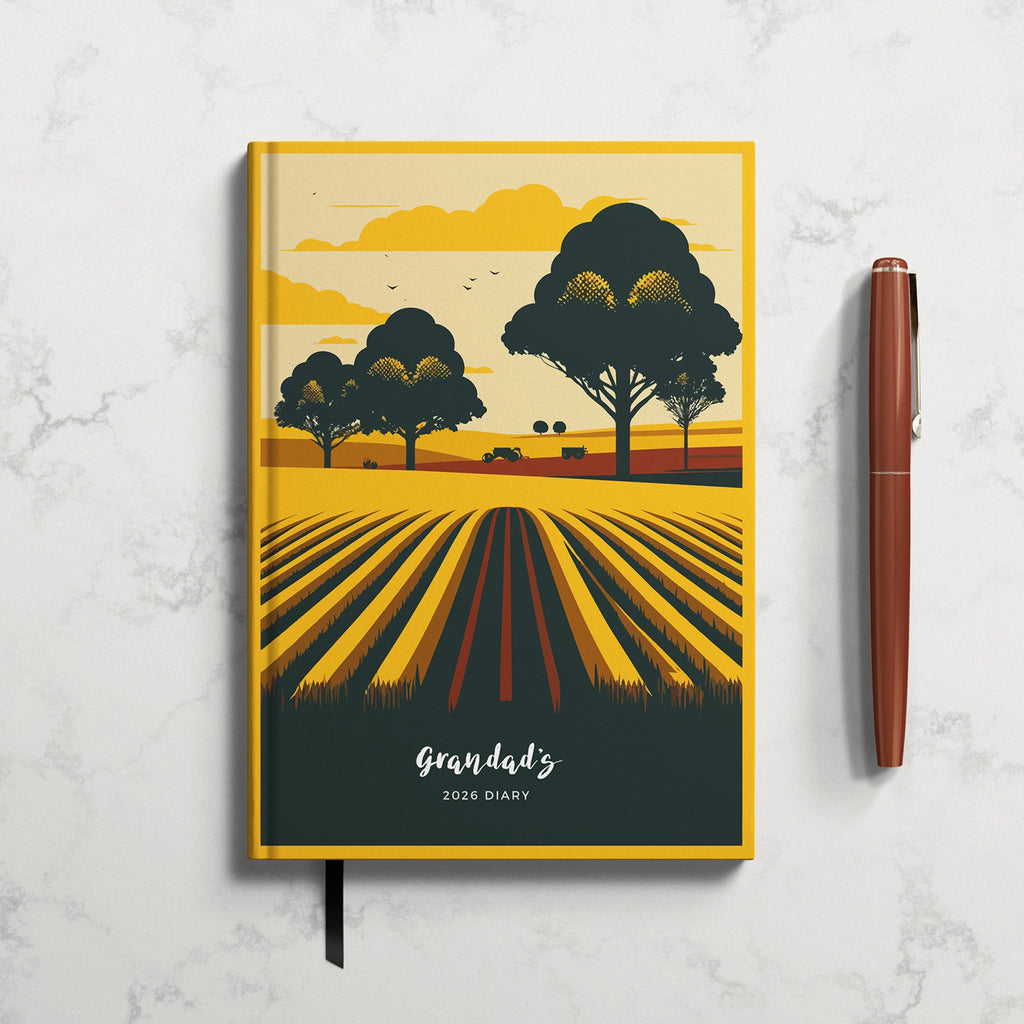Personalised Retro Farm 2026 Diary