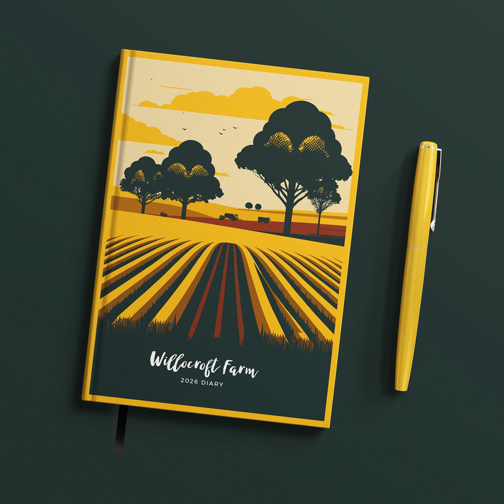Personalised Retro Farm 2026 Diary