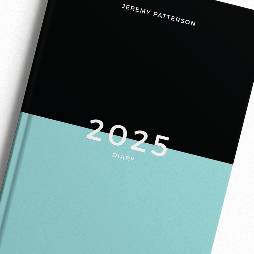 Personalised Two Tone 2025 Weekly Diary (A5)