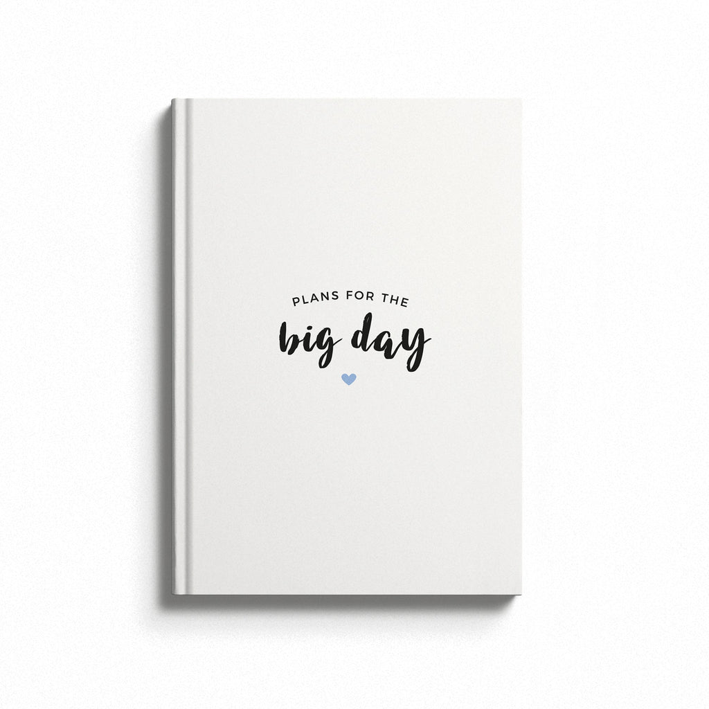 Personalised Wedding Plans For The Big Day Hardback Notebook Planner