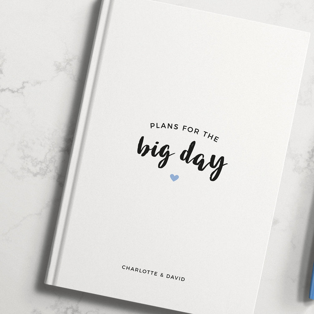 Personalised Wedding Plans For The Big Day Hardback Notebook Planner
