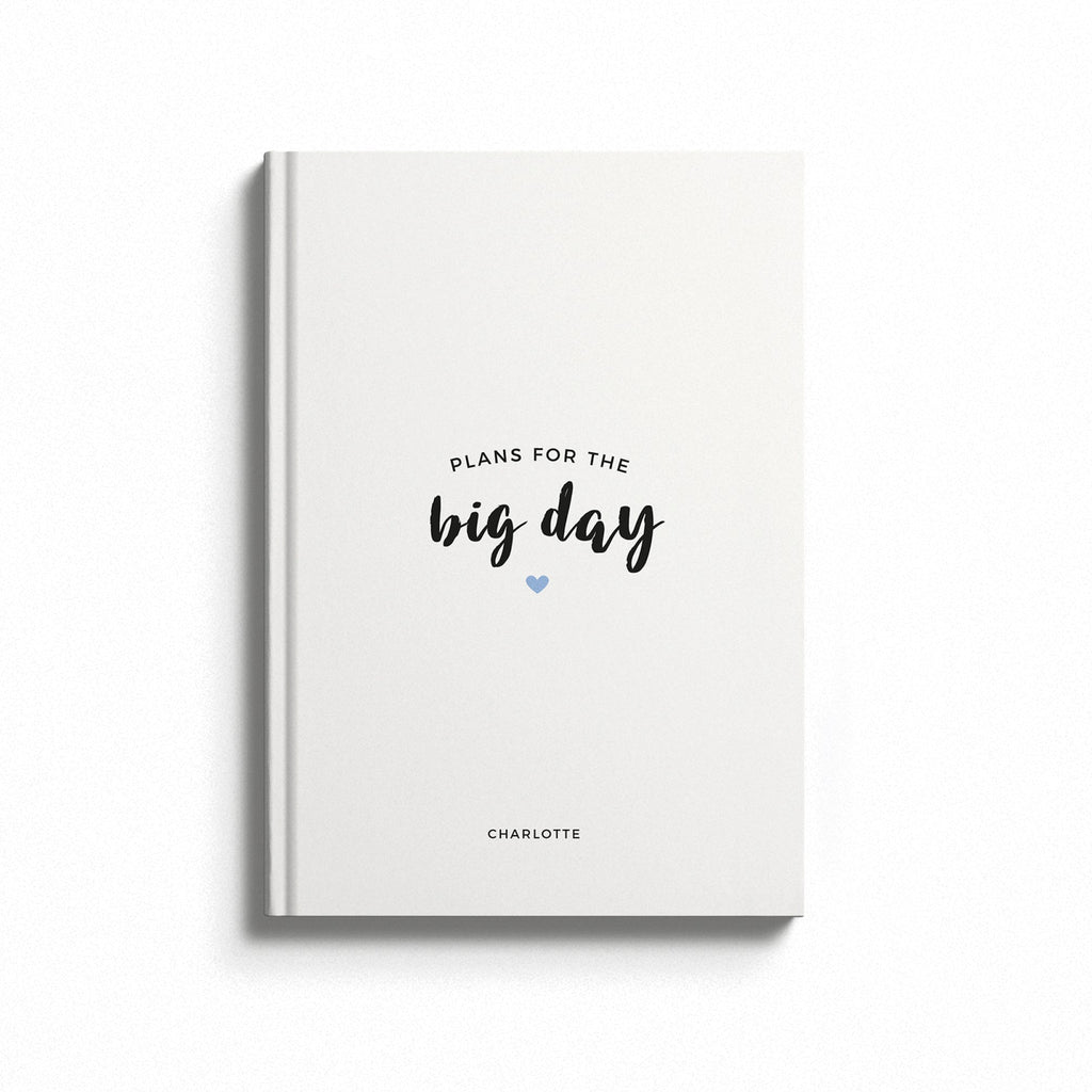 Personalised Wedding Plans For The Big Day Hardback Notebook Planner
