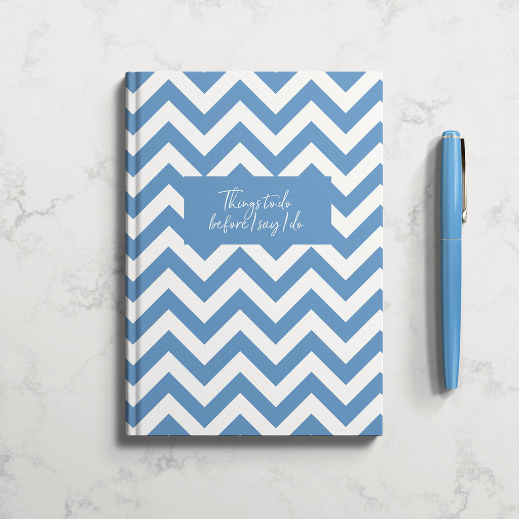 Personalised Wedding Things To Do Before I Say I Do Hardback Notebook Planner