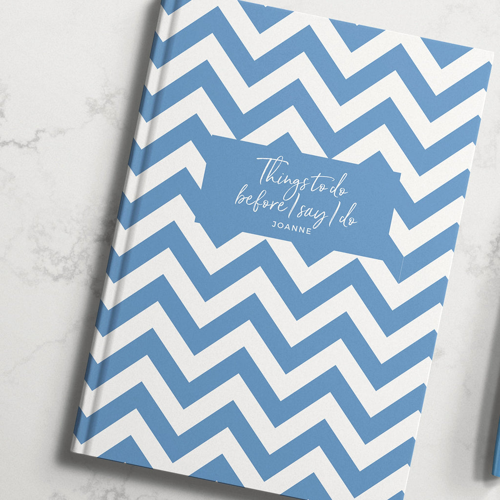 Personalised Wedding Things To Do Before I Say I Do Hardback Notebook Planner