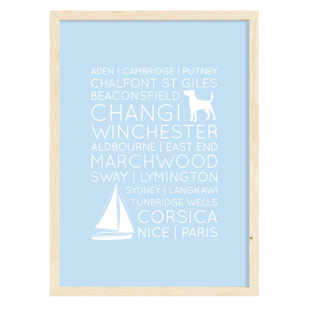 Bespoke Anniversary/Special Places Print