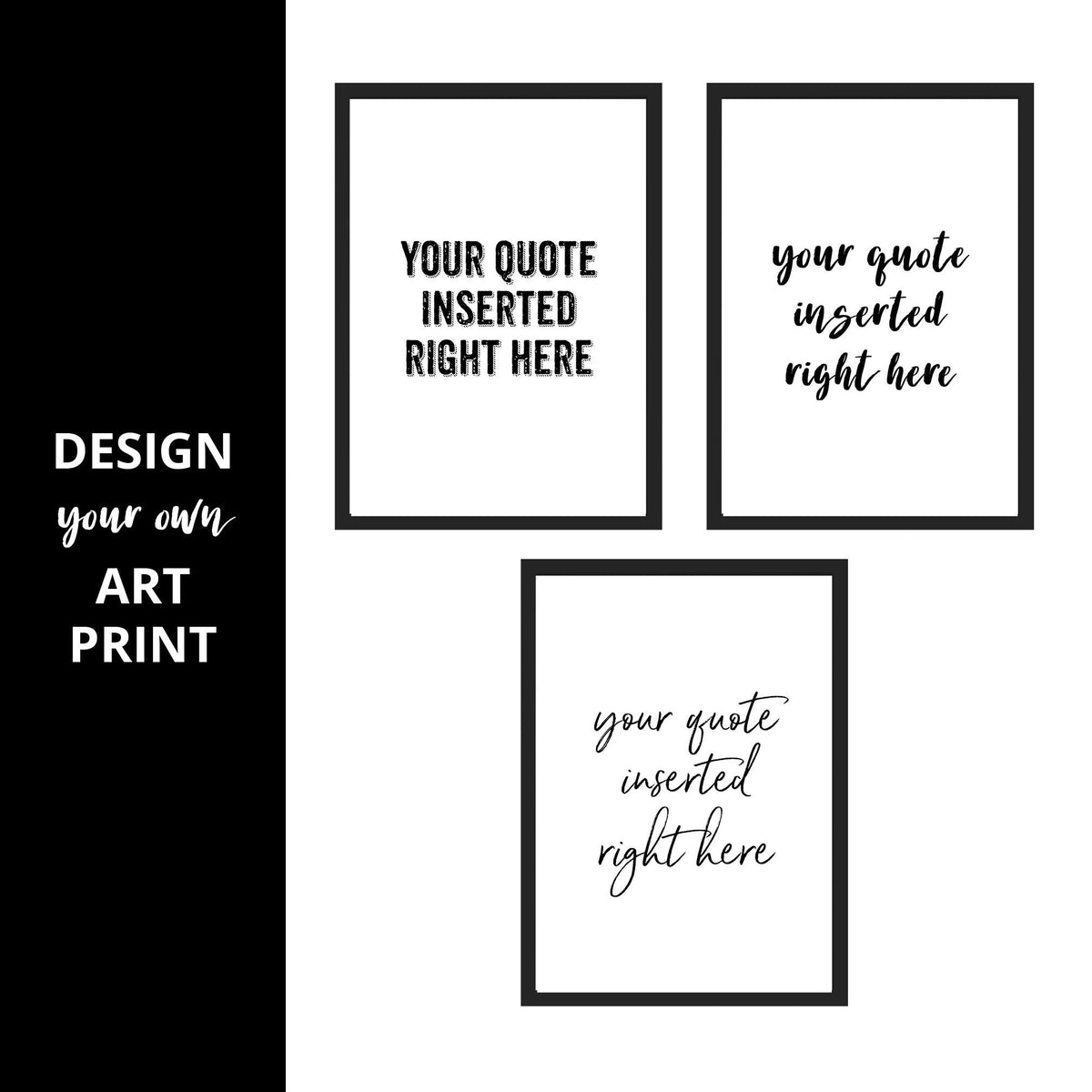 Create Your Own Quote Art Print – LoveLi Design