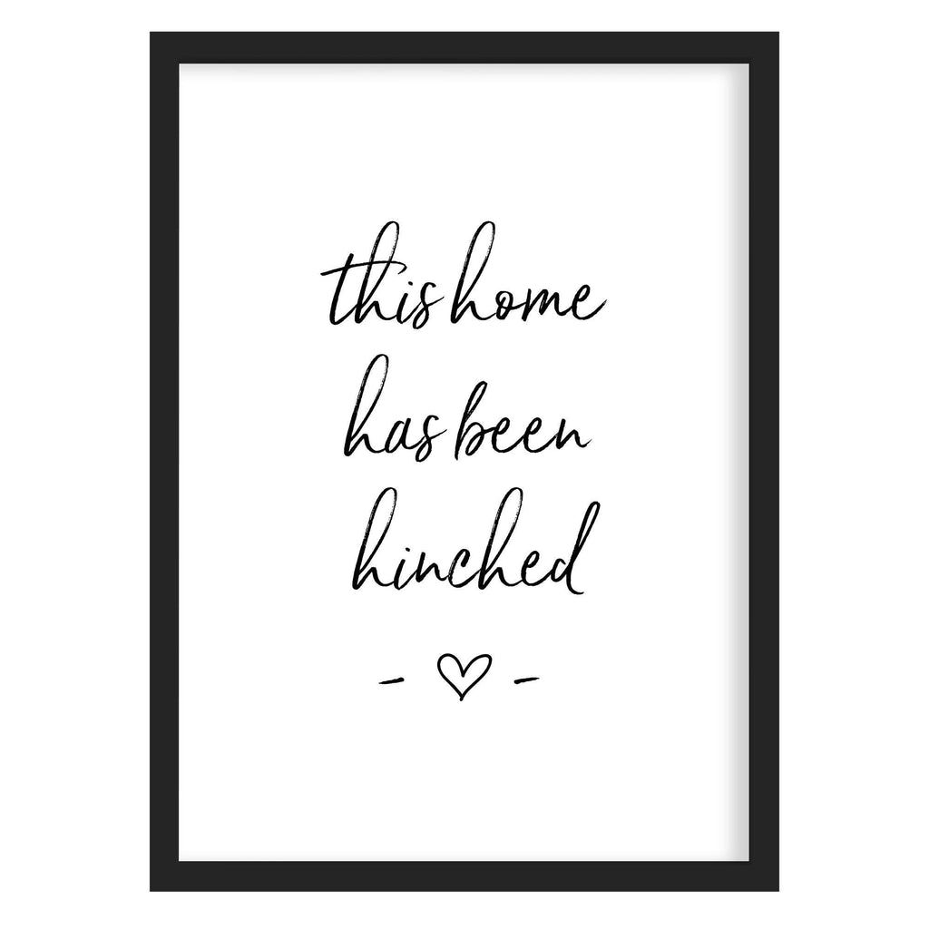 Mrs Hinch Quote Print A4 (210mm × 297mm) / Black Frame