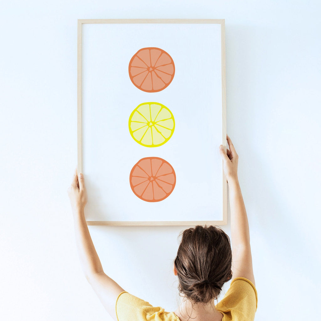 Oranges & Lemons Art Print