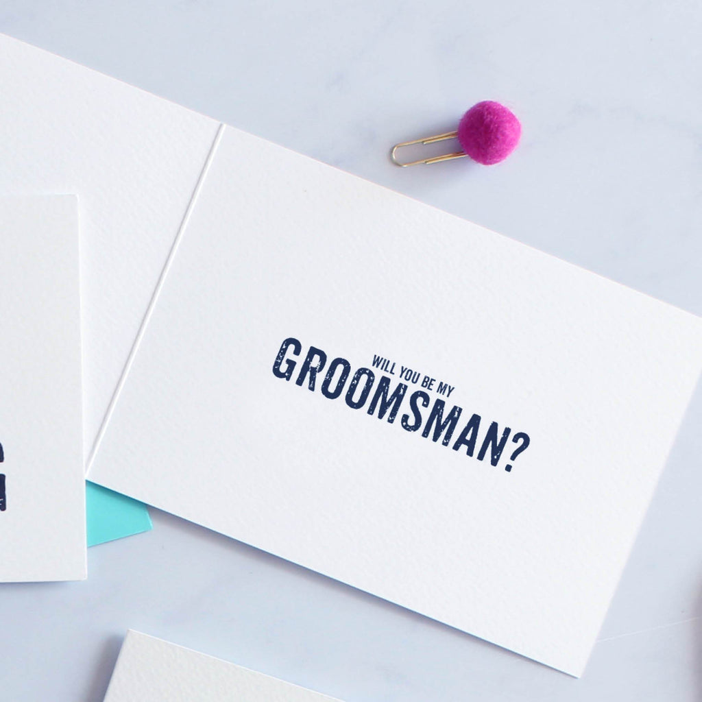 Quirky Usher/Groomsman Card