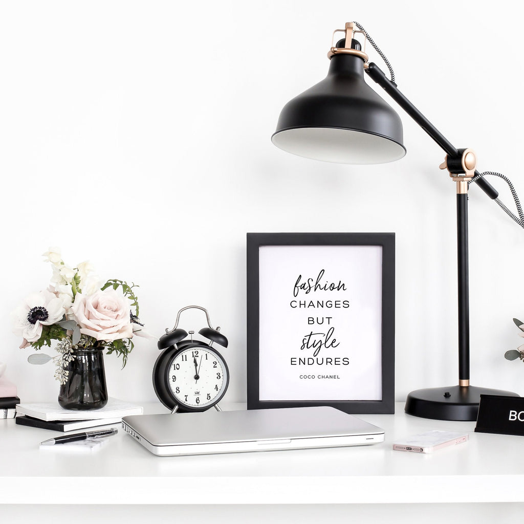 Style Coco Chanel Quote Print