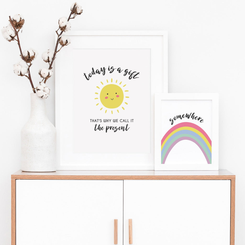 Today Is A Gift Quote Print