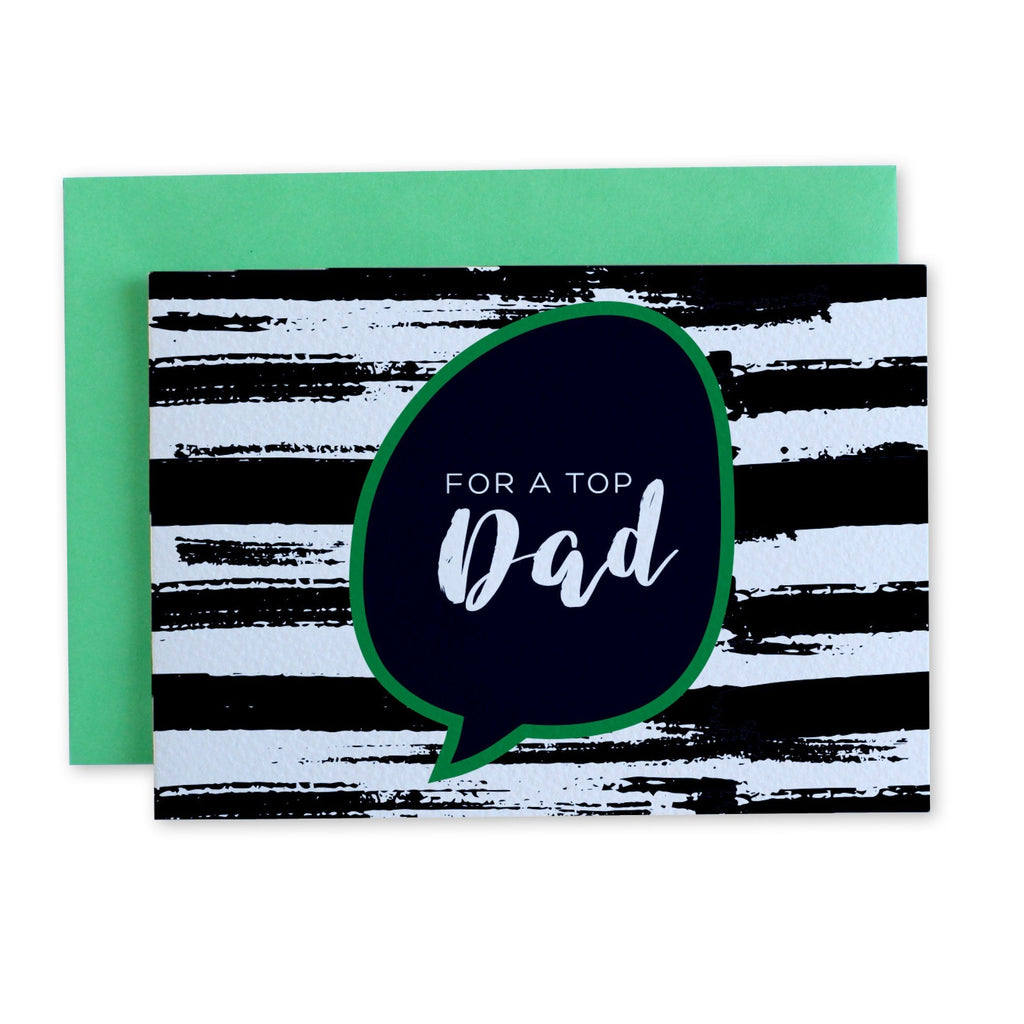 Top Dad Fathers Day Card