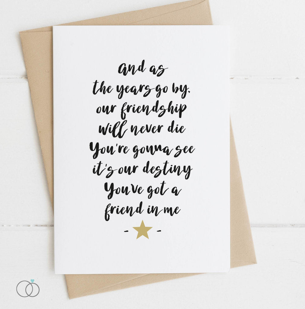 Toy Story Quote Postcard