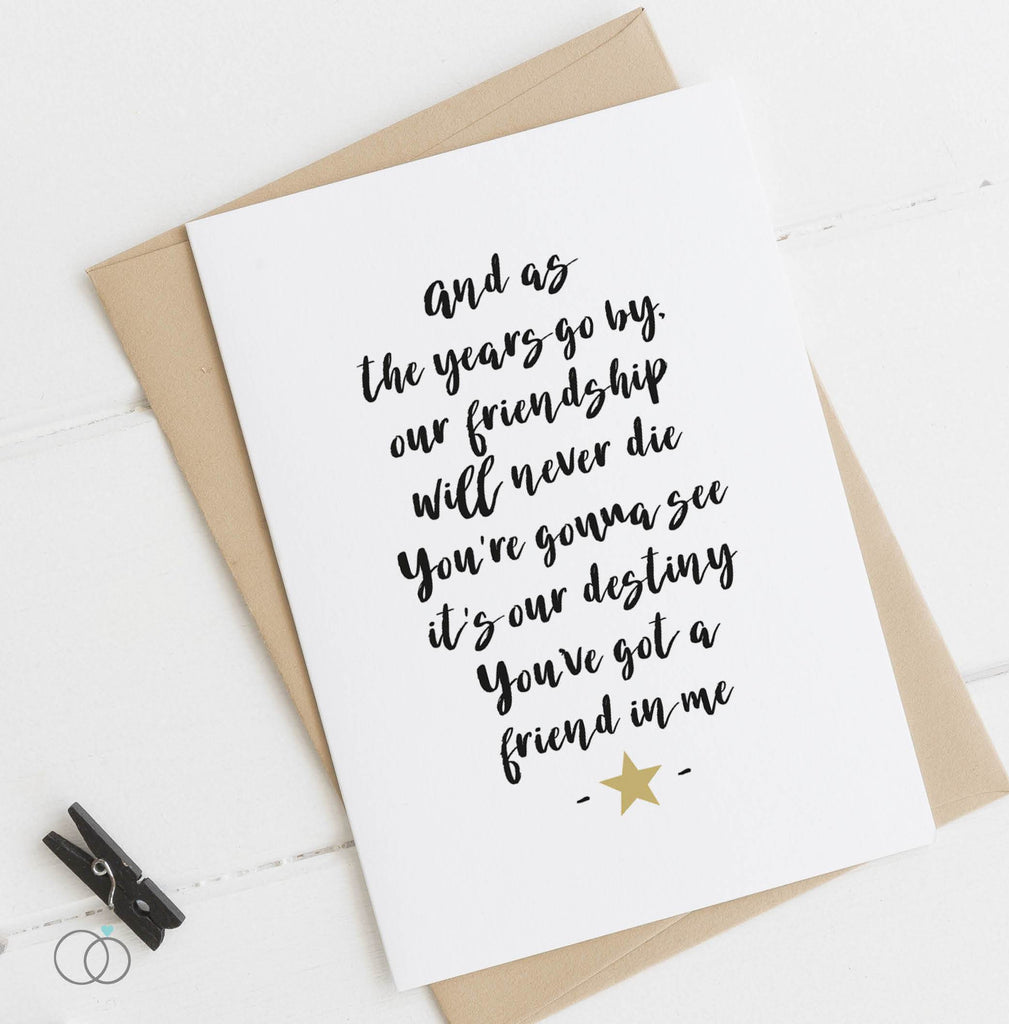 Toy Story Quote Postcard